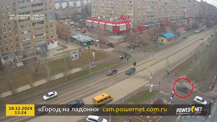 ДТП (авария г. Волжский) ул. Мира (магазин Заря) 18-12-2024 13-24 в Волжском, 22.12.2024 в 23:45