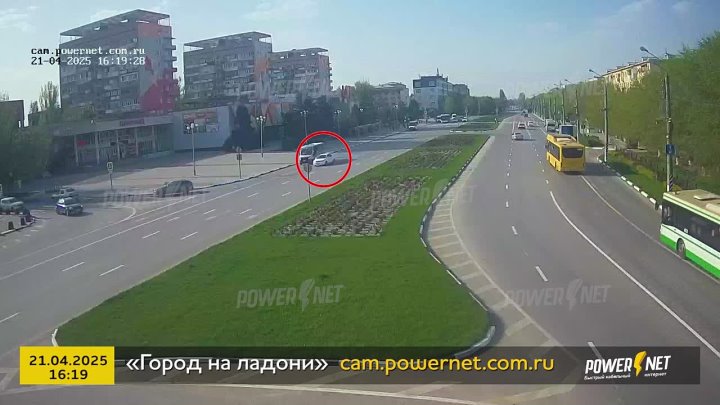 ДТП (авария г. Волжский) пр. Ленина, «вид на проспект» 21-04-2025 16-19 в Волжском, 22.04.2025 в 09:00
