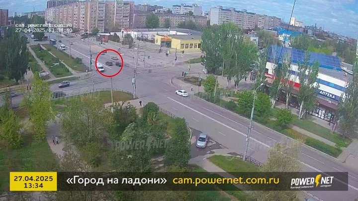 ДТП (авария г. Волжский) ул. Мира - ул. Оломоуцкая 27-04-2025 13-34 в Волжском, 27.04.2025 в 17:00