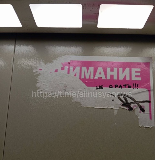 Правила пользования лифтом в Волжском, пункт первый. в Волжском, 27.04.2025 в 18:00