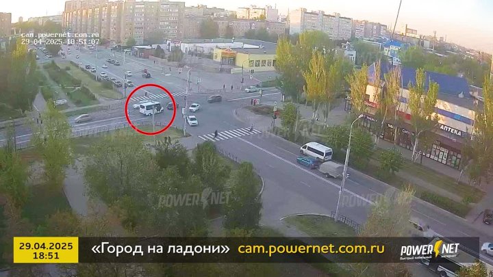 ДТП (авария г. Волжский) ул. Мира - ул. Оломоуцкая 29-04-2025 18-51 в Волжском, 30.04.2025 в 10:30