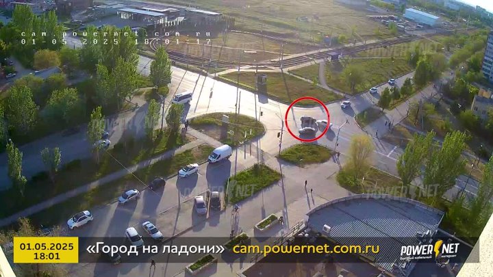 ДТП (авария г. Волжский) пр. Дружбы - ул. Оломоуцкая 01-05-2025 18-01 в Волжском, 01.05.2025 в 21:00