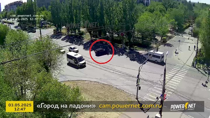 ДТП (авария г. Волжский) пр. Ленина - ул. Молодежная 03-05-2025 12-47 в Волжском, 03.05.2025 в 15:30