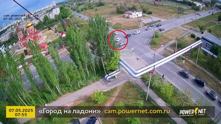 ДТП (авария г. Волжский) ул. Пушкина - ул. Оломоуцкая 07-05-2025 07-55 в Волжском, 07.05.2025 в 17:30