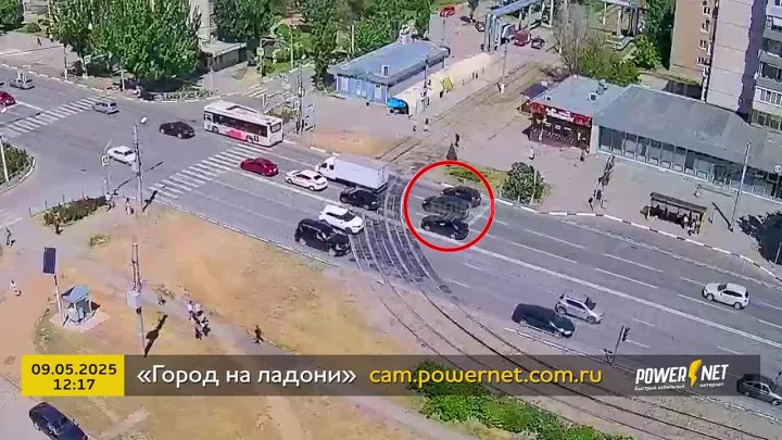 ДТП (авария г. Волжский) пр. Ленина - ул. Академика Королёва 09-05-2025 12-17 в Волжском, 09.05.2025 в 15:00