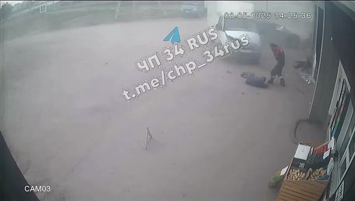 😱МОМЕНТ ДТП С ГАЗЕЛЬЮ в Волжском, 11.05.2025 в 17:00