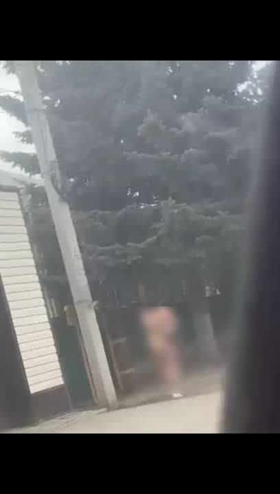 Голая дама гуляет в Михайловке. Это что, мода такая?🤷 в Волжском, 12.05.2025 в 09:30