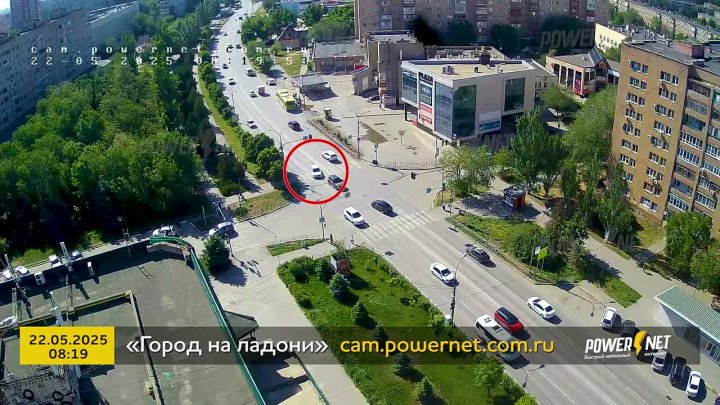 ДТП (авария г. Волжский) ул. Мира - ул. Нариманова 22-05-2025 08-19 в Волжском, 22.05.2025 в 14:00