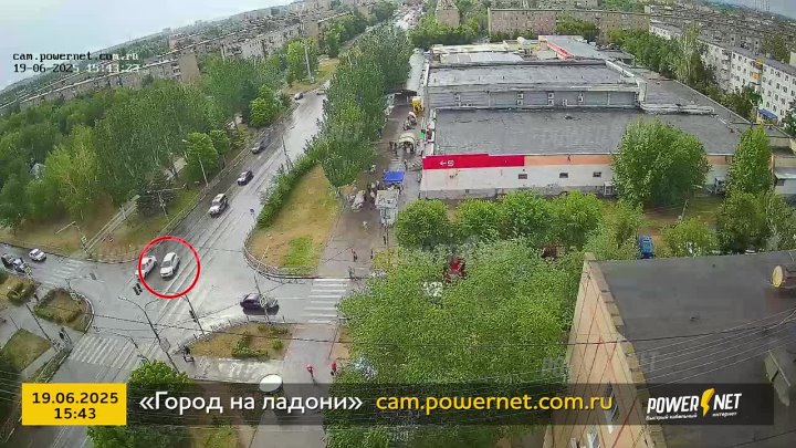 Аварийная ситуация г. Волжский, ул. Мира - ул. Пионерская 19-06-2025 15-43 в Волжском, 19.06.2025 в 21:30