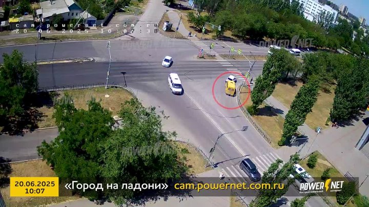 ДТП (авария г. Волжский) ул. Карбышева - бул. Профсоюзов 20-06-2025 10-07 в Волжском, 20.06.2025 в 19:30
