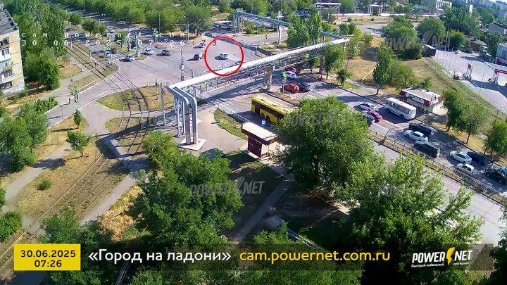 ДТП (авария г. Волжский) ул. Карбышева - ул. Академика Королева 30-06-2025 07-26 в Волжском, 01.07.2025 в 14:30