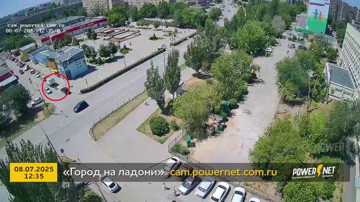 ДТП с самокатчиком г. Волжский, ул. Мира , «магазин Универсам» 08-09-2025 12-35 в Волжском, 09.07.2025 в 08:00
