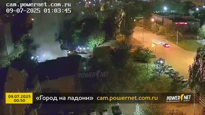 Пожар г. Волжский, ул. Оломоуцкая, д. 84 09-07-2025 00-50 в Волжском, 09.07.2025 в 10:00