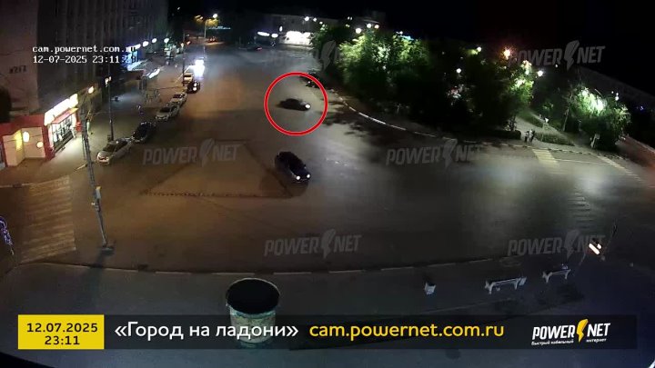 Опасное вождение г. Волжский площадь Свердлова 12-07-2025 23-11 в Волжском, 13.07.2025 в 10:30