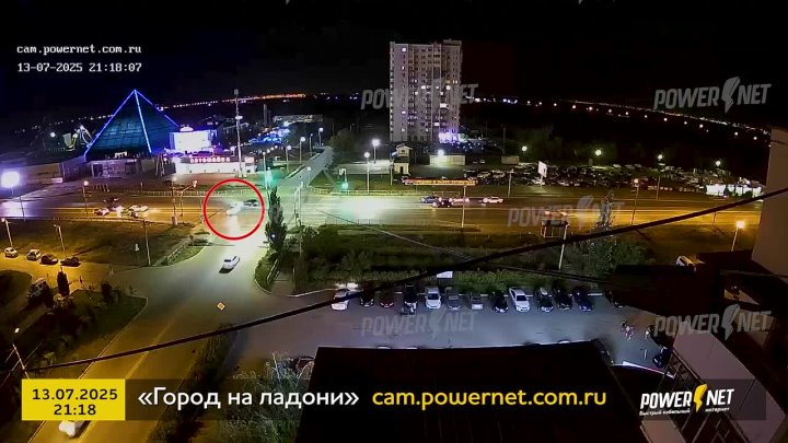 ДТП (авария г. Волжский) пр. Ленина - ул. 40 лет Победы 13-07-2025 21-18 в Волжском, 15.07.2025 в 13:00