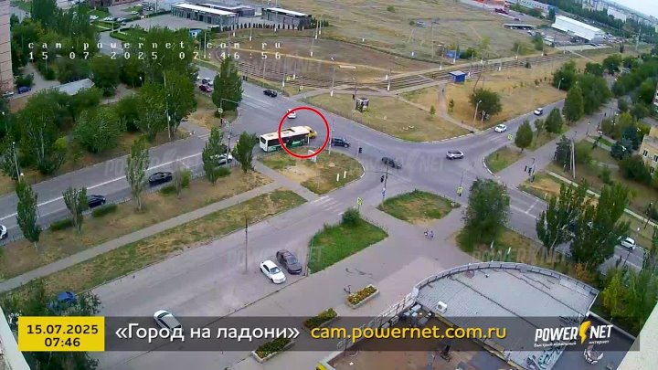 ДТП (авария г. Волжский) пр. Дружбы - ул. Оломоуцкая 15-07-2025 07-46 в Волжском, 15.07.2025 в 17:30