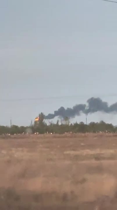 Горит труба в Волжском, 23.07.2025 в 20:00