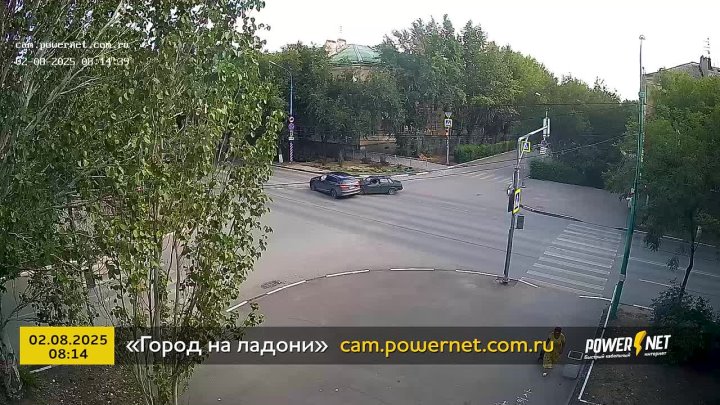 ДТП (авария г. Волжский) пр. Ленина - ул. Комсомольская 02-08-2025 08-14 в Волжском, 02.08.2025 в 16:00