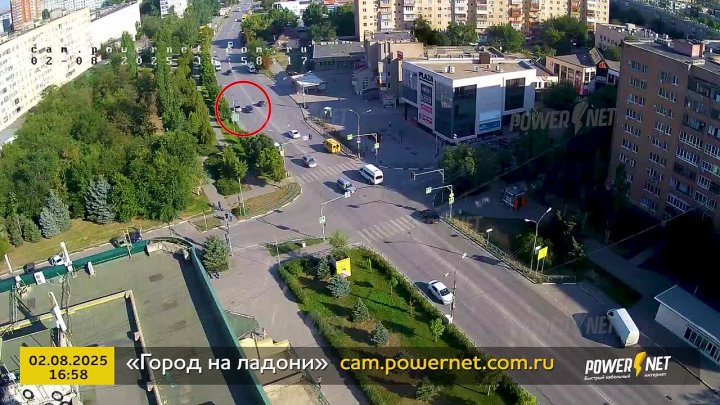 ДТП (авария г. Волжский) ул. Мира - ул. Нариманова 02-08-2025 16-58 в Волжском, 03.08.2025 в 11:00