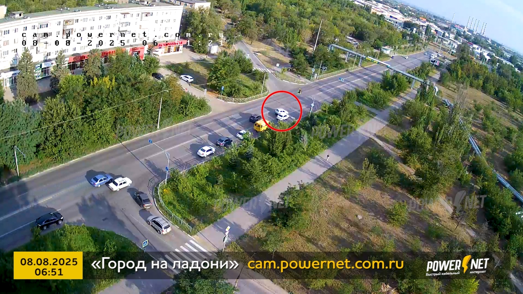 ДТП (авария г. Волжский) ул. Пушкина - ул. Химиков 08-08-2025 06-51 в Волжском, 10.08.2025 в 11:00
