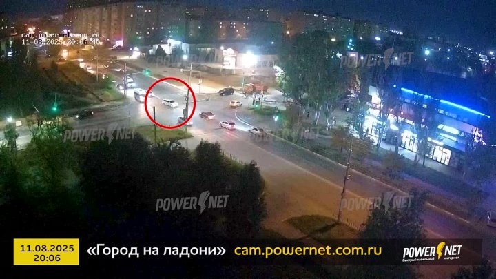 ДТП (авария г. Волжский) ул. Мира - ул. Оломоуцкая 11-08-2025 20-06 в Волжском, 12.08.2025 в 15:00