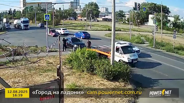 ДТП (авария г. Волжский) ул. Пушкина (промышленная) - ул. Оломоуцкая 12-08-2025 16-39 в Волжском, 13.08.2025 в 08:00