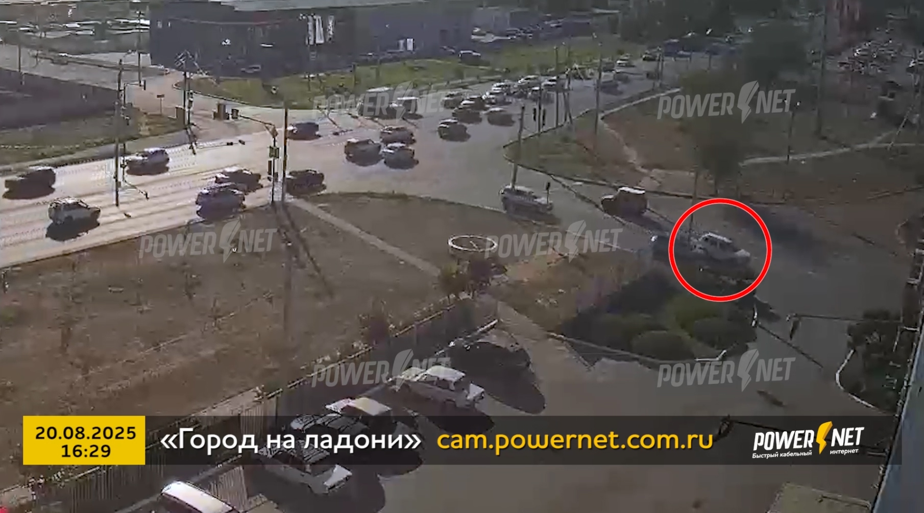 ДТП (авария г. Волжский) пр. Ленина - ул. Оломоуцкая 20-08-2025 16-29 в Волжском, 21.08.2025 в 10:00