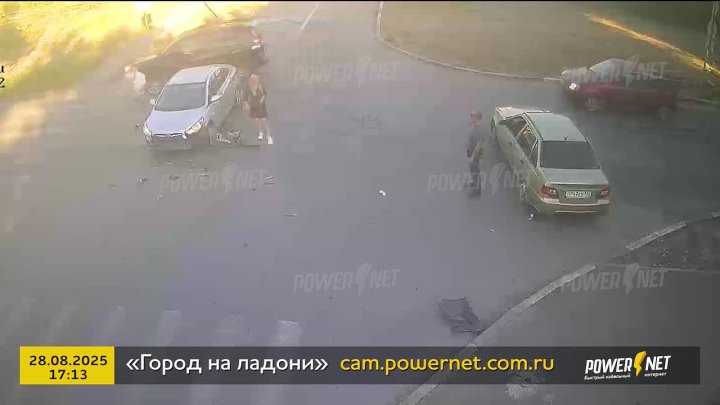 ДТП (авария г. Волжский) ул. 19 Партсъезда - ул. Свердлова 28-08-2025 17-13 в Волжском, 29.08.2025 в 21:00
