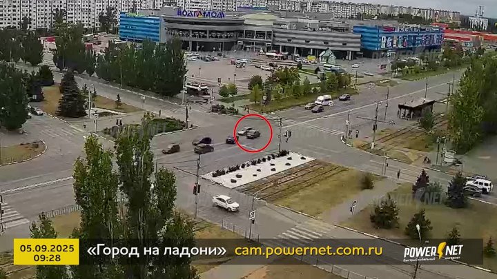 ДТП (авария г. Волжский) ул. Мира - ул. Александрова 05-09-2025 09-28 в Волжском, 06.09.2025 в 09:00