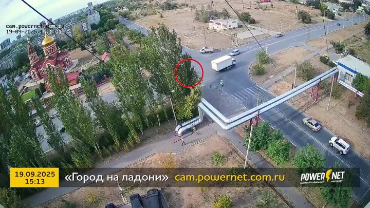 ДТП (авария г. Волжский) ул. Пушкина - ул. Оломоуцкая 19-09-2025 15-13 в Волжском, 20.09.2025 в 11:00
