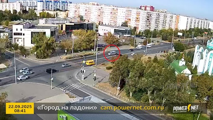 ДТП (авария г. Волжский) ул. Мира - ул. 40 лет Победы 22-09-2025 08-41 в Волжском, 23.09.2025 в 08:30