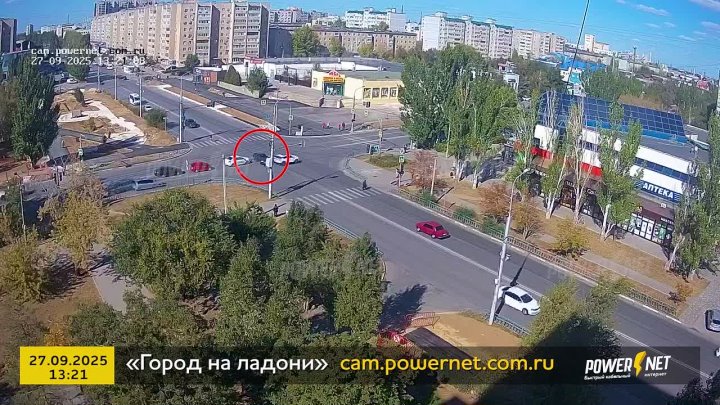 ДТП (авария г. Волжский) ул. Мира - ул. Оломоуцкая 27-09-2025 13-21 в Волжском, 27.09.2025 в 16:30