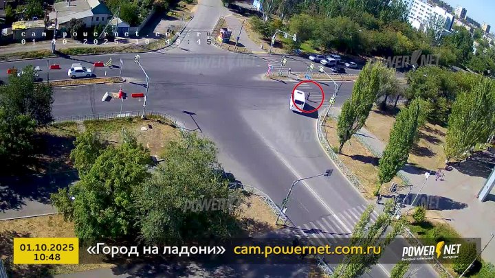 ДТП с самокатчиком г. Волжский, ул. Карбышева - бул. Профсоюзов 01-10-2025 10-48 в Волжском, 03.10.2025 в 10:00