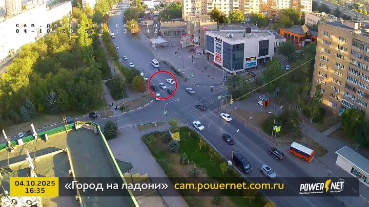 ДТП (авария г. Волжский) ул. Мира - ул. Нариманова 04-10-2025 16-35 в Волжском, 05.10.2025 в 16:00