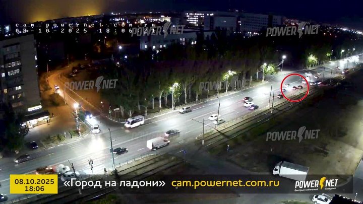 ДТП (авария г. Волжский) пр. Ленина - ул. Мечникова 08-10-2025 18-06 в Волжском, 09.10.2025 в 09:30