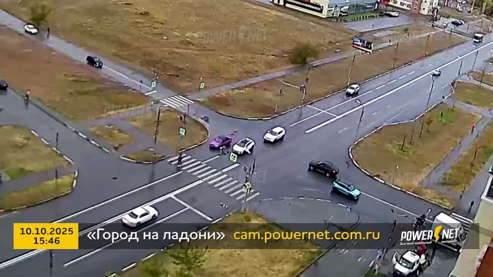 ДТП (авария г. Волжский) ул. Мира - ул. В. В. Флотилии 10-10-2025 15-46 в Волжском, 10.10.2025 в 18:00