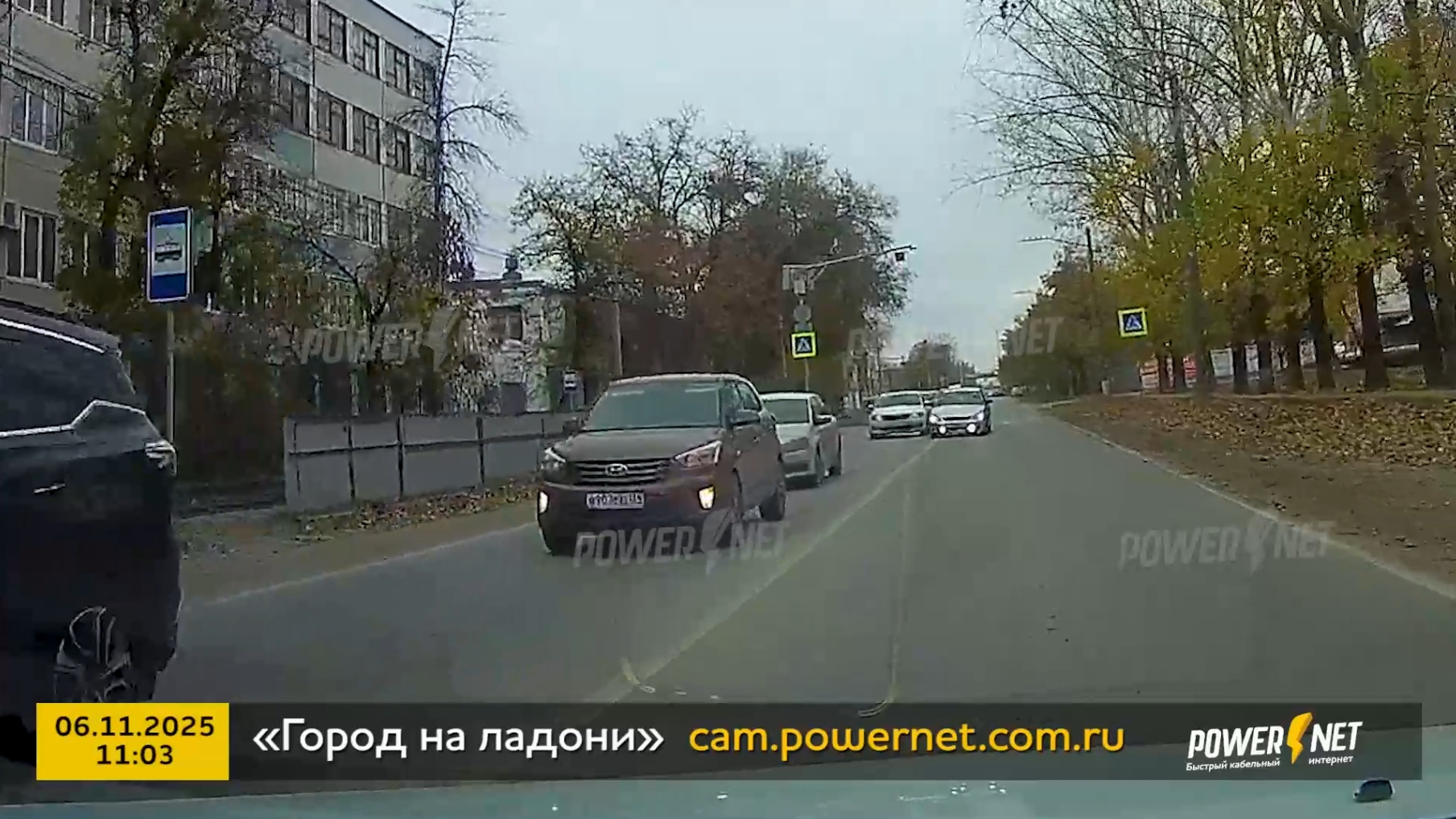 Выезд на встречку г. Волжский, ул. Пушкина, д. 16 06-11-2025 11-03 в Волжском, 06.11.2025 в 19:00