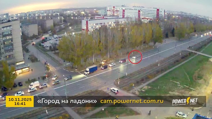 ДТП (авария г. Волжский) пр. Ленина - ул. Мечникова 10-11-2025 16-41 в Волжском, 10.11.2025 в 23:00