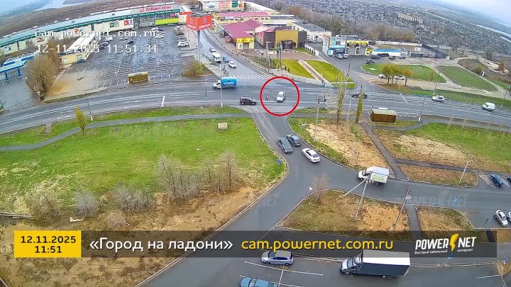 ДТП (авария г. Волжский) пр. Ленина, д. 347, «Перекресток на Добрострой» 12-11-2025 11-5 в Волжском, 12.11.2025 в 18:30