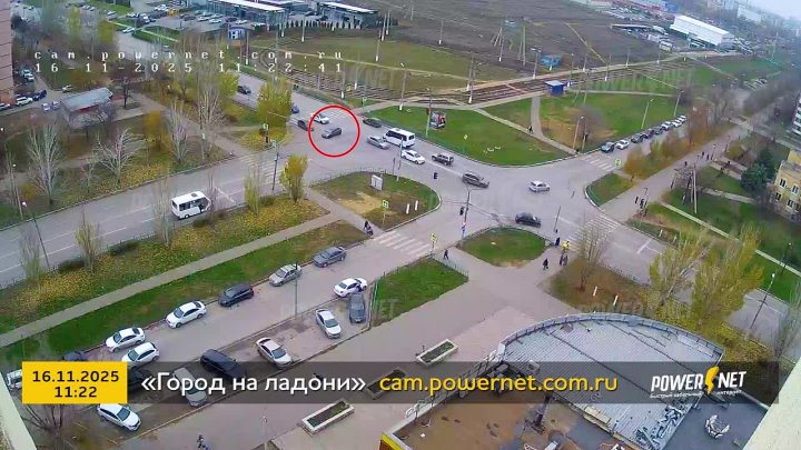 ДТП (авария г. Волжский) пр. Дружбы - ул. Оломоуцкая 16-11-2025 11-22 в Волжском, 18.11.2025 в 11:00