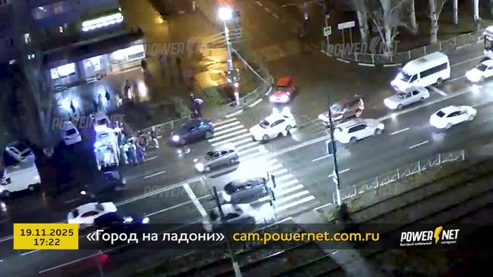 ДТП (сбит пешеход г. Волжский) пр. Ленина - ул. Мечникова 19-11-2025 17-22 в Волжском, 19.11.2025 в 21:30