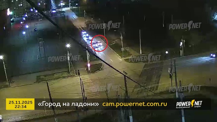 Выезд на встречку г. Волжский, пр. Дружбы - ул. Александрова 25-11-2025 22-34 в Волжском, 26.11.2025 в 18:00