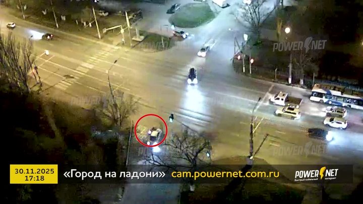 ДТП (авария г. Волгоград) ул. Кропоткина - ул. Николая Отрады 30-11-2025 17-18 в Волжском, 30.11.2025 в 22:30