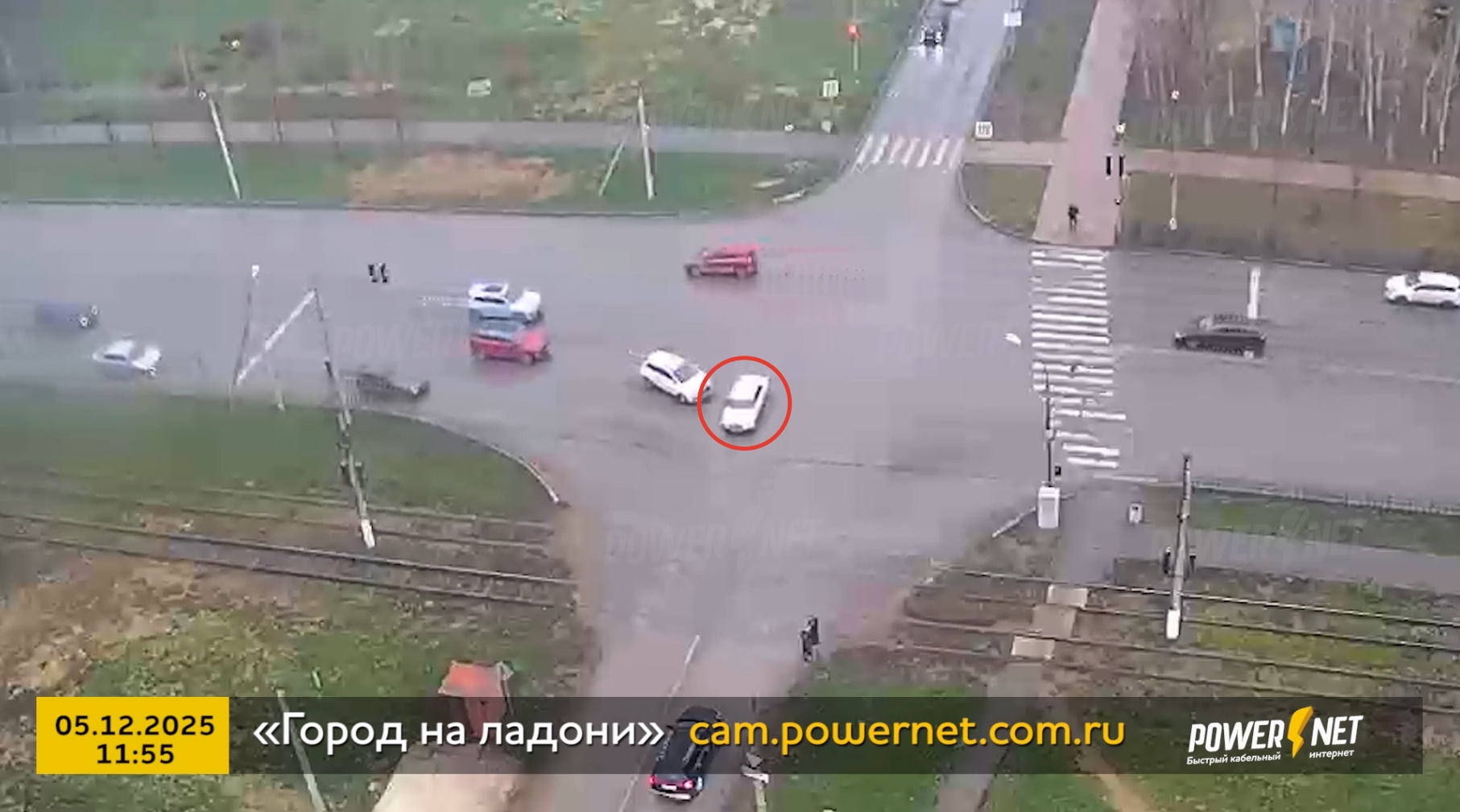 Проезд на красный г. Волжский, ул. Александрова - ул. Пушкина 05-12-2025 11-55 в Волжском, 06.12.2025 в 11:00