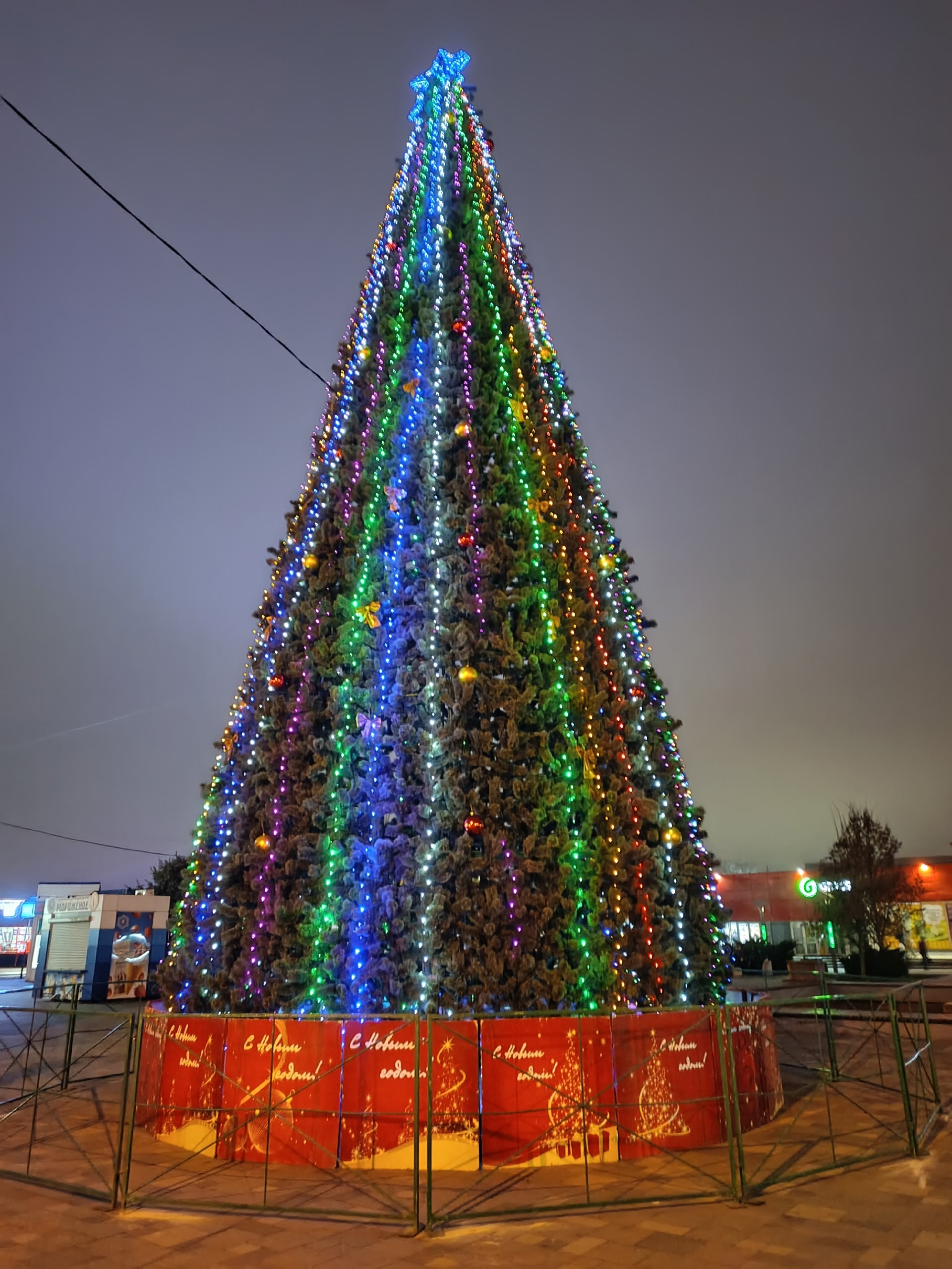 Поставили ёлку 🌲  в Волжском, 11.12.2025 в 21:30