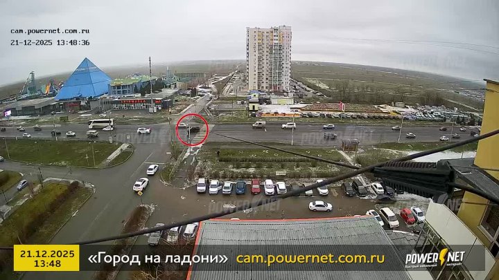 ДТП (авария г. Волжский) пр. Ленина - ул. 40 лет Победы 21-12-2025 13-48 в Волжском, 22.12.2025 в 09:30