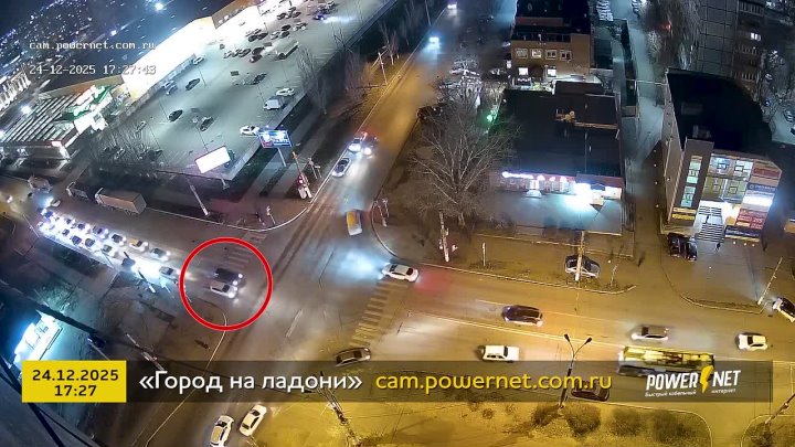 ДТП (авария г. Волгоград) бул. 30-летия Победы - ул. Константина Симонова 24-12-2025 17-27 в Волжском, 25.12.2025 в 13:30