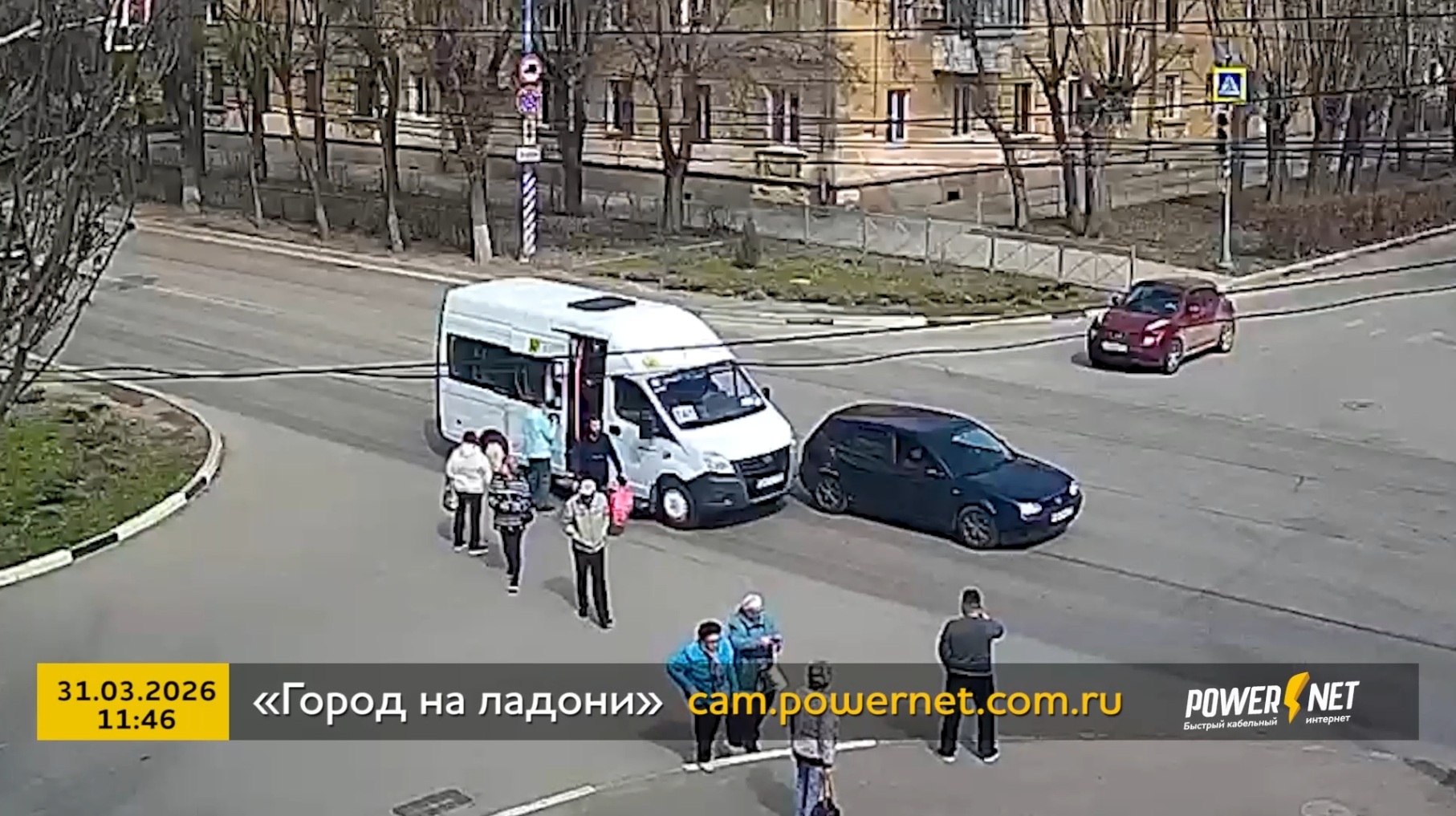 ДТП (авария г. Волжский) пр. Ленина - ул. Комсомольская 31-03-2026 11-46 в Волжском, 01.04.2026 в 00:00