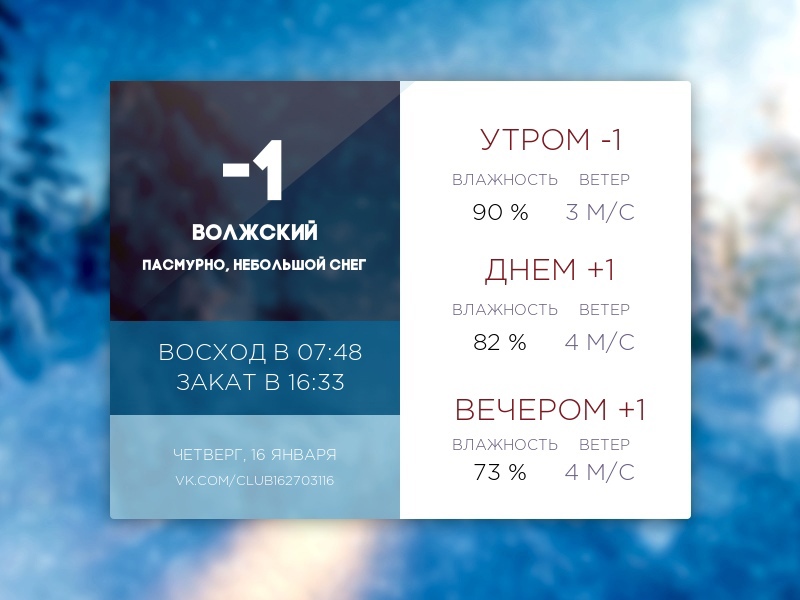 Сегодня четверг, 16 января 2025 года. в Волжском, 16.01.2025 в 12:25